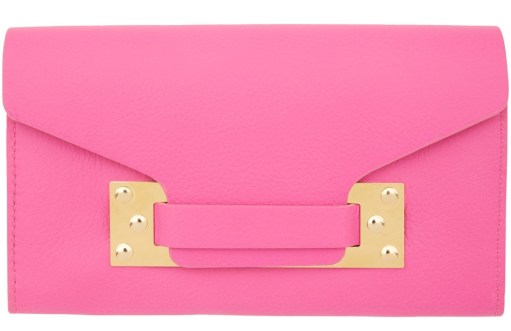 pink sophie hulme purse
